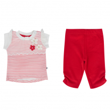 Купить комплект футболка/леггинсы baby z, цвет: красный/белый ( id 10600073 )