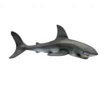 Купить детское время фигурка - большая белая акула, хвост изогнут m6042