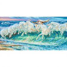 Купить картина по номерам schipper вольтер крейн «лошади нептуна», 40х80 см ( id 10955887 )
