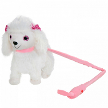Купить интерактивная игрушка пушистые друзья собачка на жестком поводке jb0572040 jb0572040