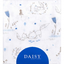 Купить daisy простыня на резинке лисички 60х120 см 3636