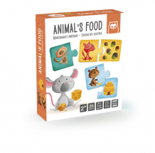 Купить eurekakids обучающая головоломка-пазл животные и еда 483018