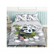 Купить постельное белье winkiki 1,5 спальное панда (3 предмета) wh139