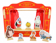 Купить деревянная игрушка мир деревянных игрушек кукольный театр д170 д170