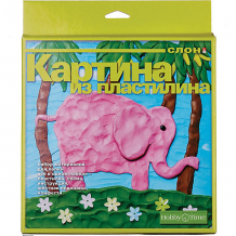 Набор для творчества HOBBY TIME "Картина из пластилина. Слон" №6 ( ID 12466650 )