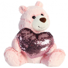 Купить aurora 190114a аврора медведь большое сердце розовый 30 см.