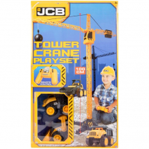 Купить jcb строительный кран на дистанционном управлении с машинками и аксессуарами 1416420