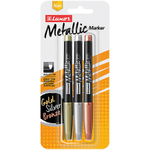 Купить набор маркеров для декорирования luxor metallic, 3 цвета ( id 11412621 )