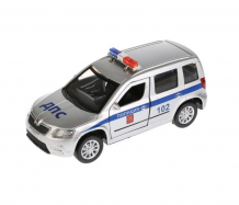 Купить технопарк машина skoda yeti полиция инерционная 12 см yeti-p-sl