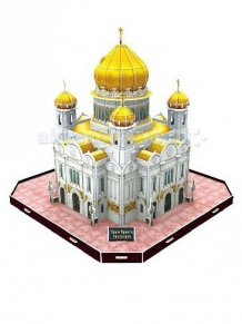 Купить cubicfun 3d пазл храм христа спасителя россия c205h