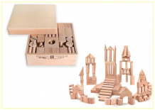 Купить деревянная игрушка престиж-игрушка набор конструктор 150 деталей к3701