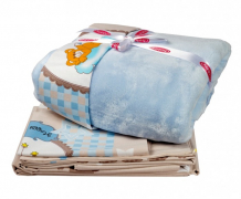 Купить комплект в кроватку hobby home collection с покрывалом bambam (5 предметов) h0000146