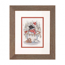 Купить набор для вышивания dimensions "радостный снеговик" ( id 16574141 )