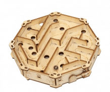 Купить деревянная игрушка uniwood головоломка лабиринт побег из замка uw30106