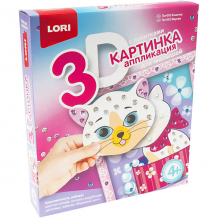 Купить аппликация для малышей с пайетками lori кошечка ( id 16186679 )