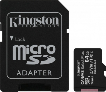 Купить kingston карта памяти microsdhc 64gb uhs-i u1 canvas select plus sdcs2/64gb