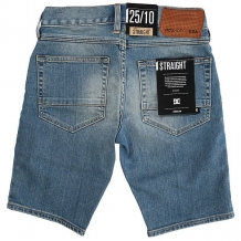 Купить шорты джинсовые детские dc shoes washed straight medium indigo bleach синий ( id 1174398 )