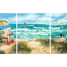 Купить картина по номерам schipper триптих: летний отпуск, 50х80 см ( id 10955903 )