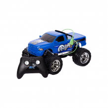 Купить машинка на радиоуправлении new bright chargers truck 1:18 синяя ( id 16177222 )