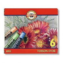 Купить набор сухой пастели koh-i-noor "toison d'or", 6 цветов ( id 10627244 )