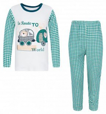 Купить пижама джемпер/брюки мелонс, цвет: зеленый ( id 7427329 )