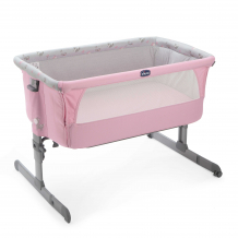 Купить кроватка детская chicco next2me princess 0м+, цвет: розовый chicco 996895363