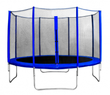 Купить кмс батут с защитной сеткой trampoline 12 диаметр 3.7 м 