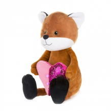 Купить мягкая игрушка maxitoys luxury romantic toys club романтичный лисенок с сердечком 25 см mt-gu042021-4-25