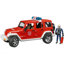 Купить машинка bruder пожарный внедорожник jeep wrangler unlimited rubicon, с фигуркой ( id 5274490 )