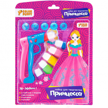 Купить набор для творчества color puppy "принцесса" с пистолетом и жидким пластилином ( id 10695241 )