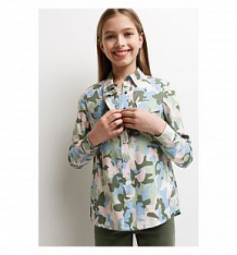 Купить блузка acoola arisia, цвет: хаки ( id 10401392 )