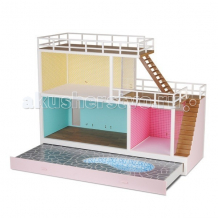 Купить lundby стокгольм кукольный домик с выдвигающимся бассейном с подключением света 60903200