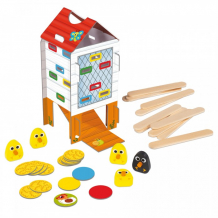 Купить деревянная игрушка goula игра веселый курятник 53170
