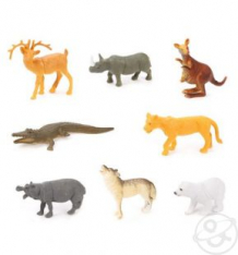 Купить набор фигурок наша игрушка дикие животные (8 шт.) 8.5 см ( id 10284599 )