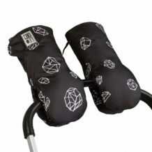 Купить муфта-варежки для коляски leokid "cosmic", черный leokid 997092662