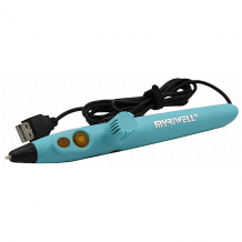 Купить 3d ручка myriwell "rp200a hot" биопластик pla, светло-голубая ( id 7556126 )