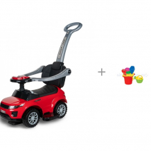 Купить каталка sevillababy sport car с ручкой 3 в 1 и набор для игры с песком № 349 полесье 