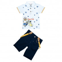 Купить cascatto комплект одежды для мальчика (футболка, бриджи, подтяжки) g-komm18/10 
