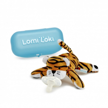 Купить пустышка lomiloki с развивающей игрушкой тигренок берни с 0 мес. 1 шт. 47-002