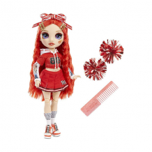 Купить rainbow high 572039 кукла cheer doll - ruby anderson (red)