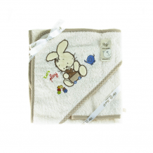 Купить sofi de marko комплект fanny bunny полотенце уголок 80х80 см и мочалка 