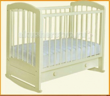 Купить детская кроватка можгинский лесокомбинат карина (качалка) кр-002.0.1.