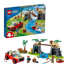 Купить lego city 60301 конструктор лего город wildlife:спасательный внедорожник для зверей
