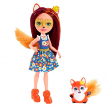 Купить mattel кукла enchantimals фелисити лис с питомцем флик dvh87/лис