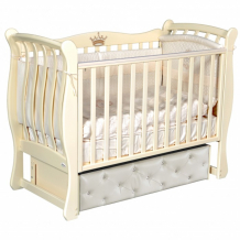 Купить детская кроватка oliver viana elegance premium мягкий фасад, автостенка, ящик (универсальный маятник) 116