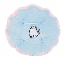 Купить мягкая игрушка kawaii factory подушка кот на голубом 45 см kw178-000235