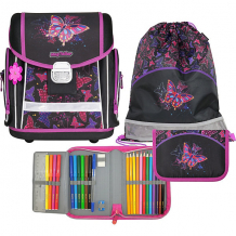 Купить ранец школьный magtaller evo, rainbow butterfly, c наполнением ( id 14635472 )