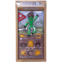 Купить фигурка с аксессуарами stikbot "шлемы", зеленый ( id 9512973 )