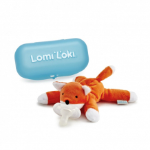 Купить пустышка lomiloki с развивающей игрушкой лисенок фердинанд с 0 мес. 1 шт. 47-001