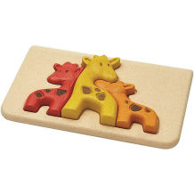 Купить рамка-вкладыш plan toys жирафики ( id 16382619 )